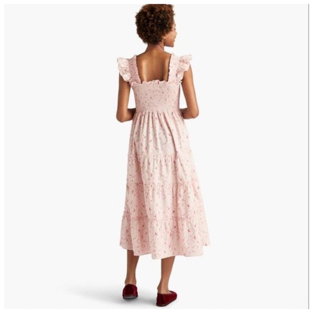 HILL HOUSE HOME Ellie Nap Dress Phenomenal Bridgerton Pink Floral S - Picture 4 of 11